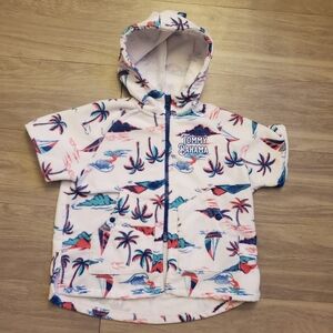 Tommy Bahama Baby Terry Cloth Swim Beach Cover Up Size S/M 3-6 Tropic